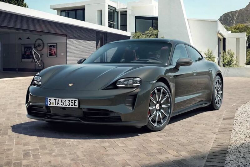 Grey Used 2023 Porsche Taycan Sedan | £70,990 (Fair price) - Image 1/4
