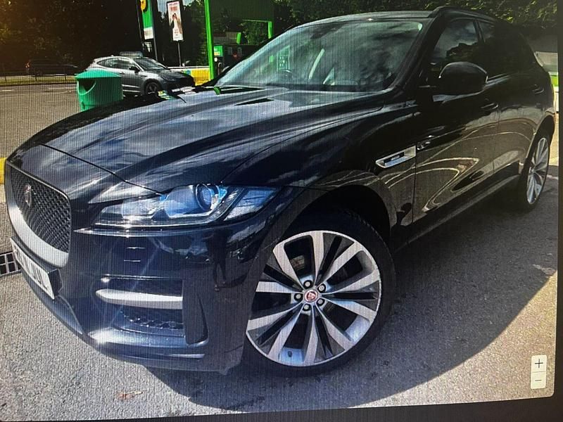 Black Used 2017 Jaguar F-Pace R-Sport SUV | £17,999 (Expensive) - Image 1/4