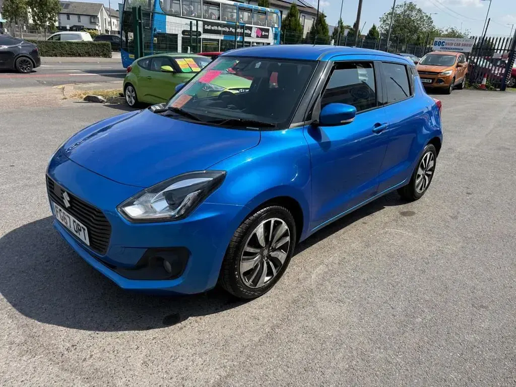 Used Suzuki Swift SZ5 2017 Blue Hatchback