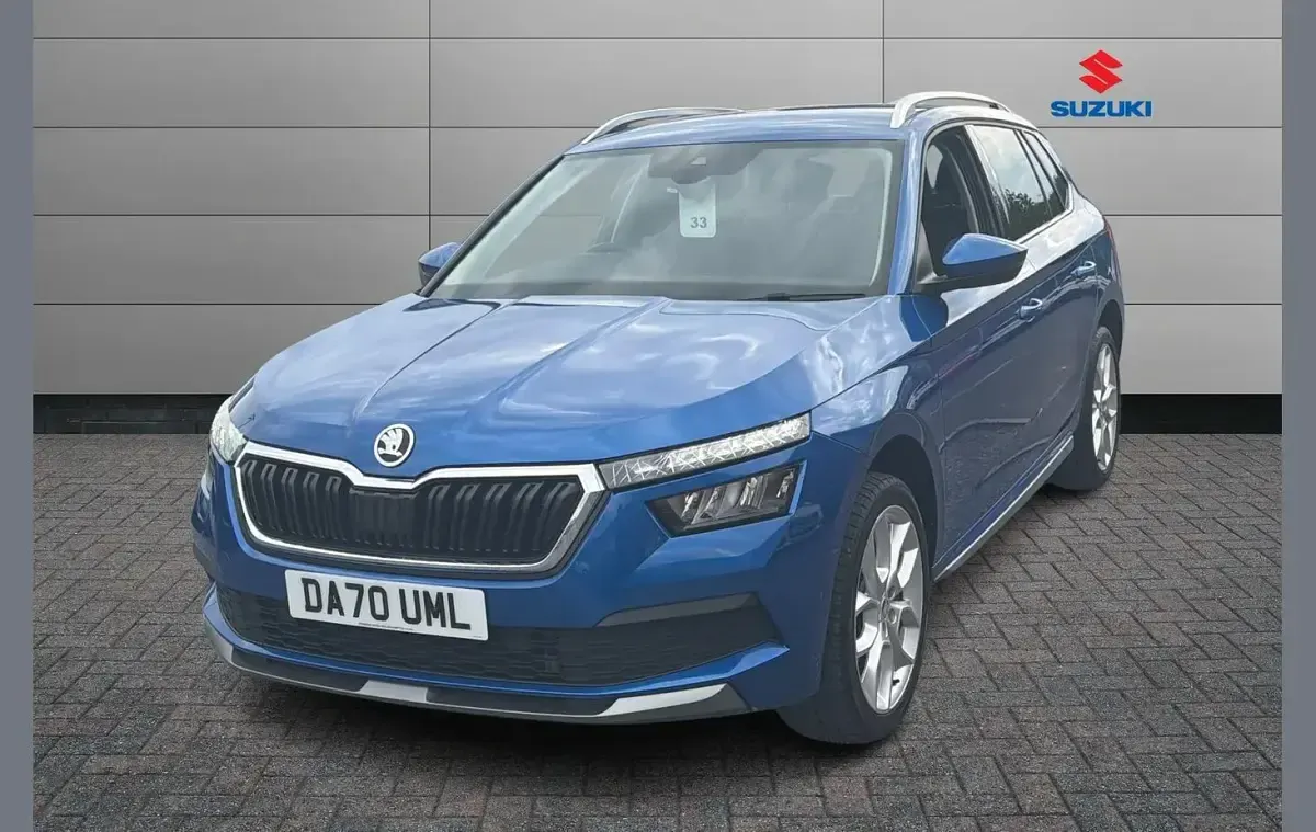 Used Skoda Kamiq SE L 147 HP (108 kW) 2021 Blue SUV