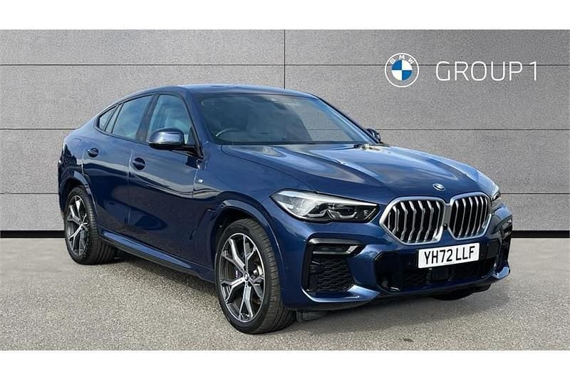 Blue Used 2022 BMW X6 M Sport SUV | £46,550 (Fair price) - Image 1/4