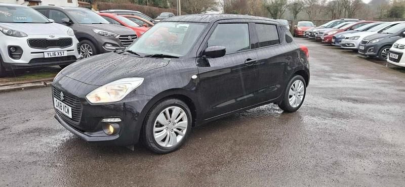 Black Used 2018 Suzuki Swift SZ-T Hatchback | £6,195 (Fair price) - Image 1/4