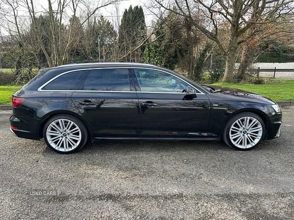 Used Audi A4 S-Line 190 HP (139 kW) 2019 Black Estate