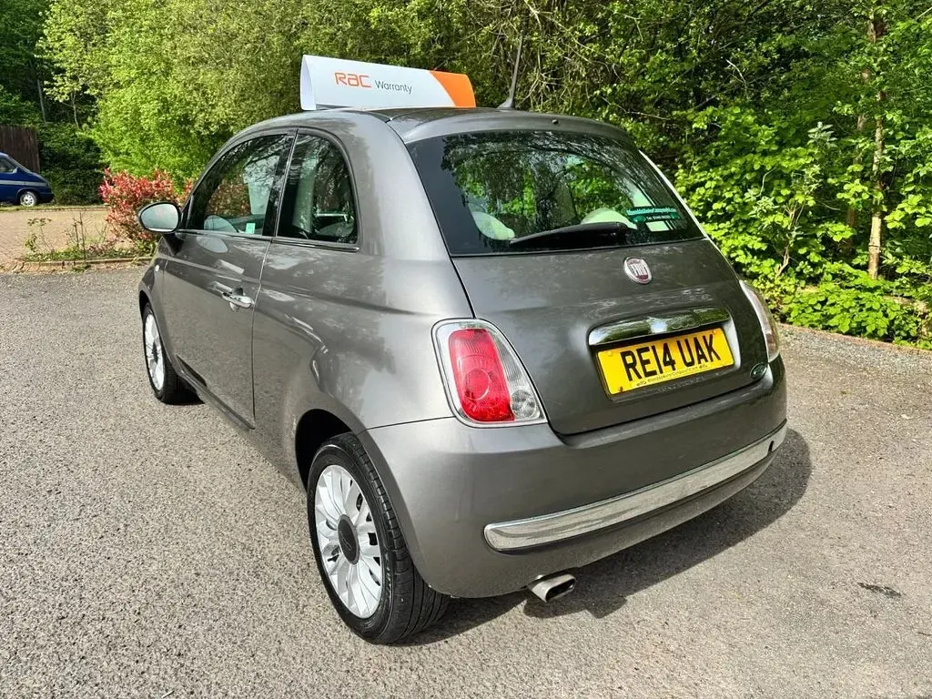 Used Fiat 500 Lounge 69 HP (50 kW) 2014 Grey Hatchback