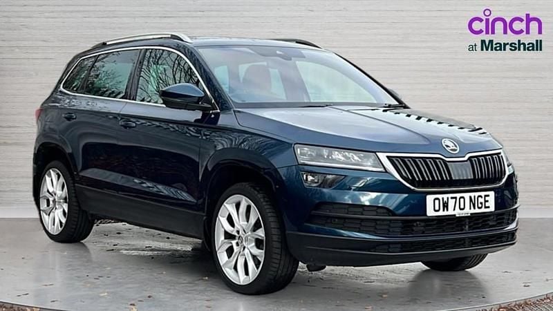Used Skoda Karoq 150 HP (110 kW) 2021 Petrol blue SUV