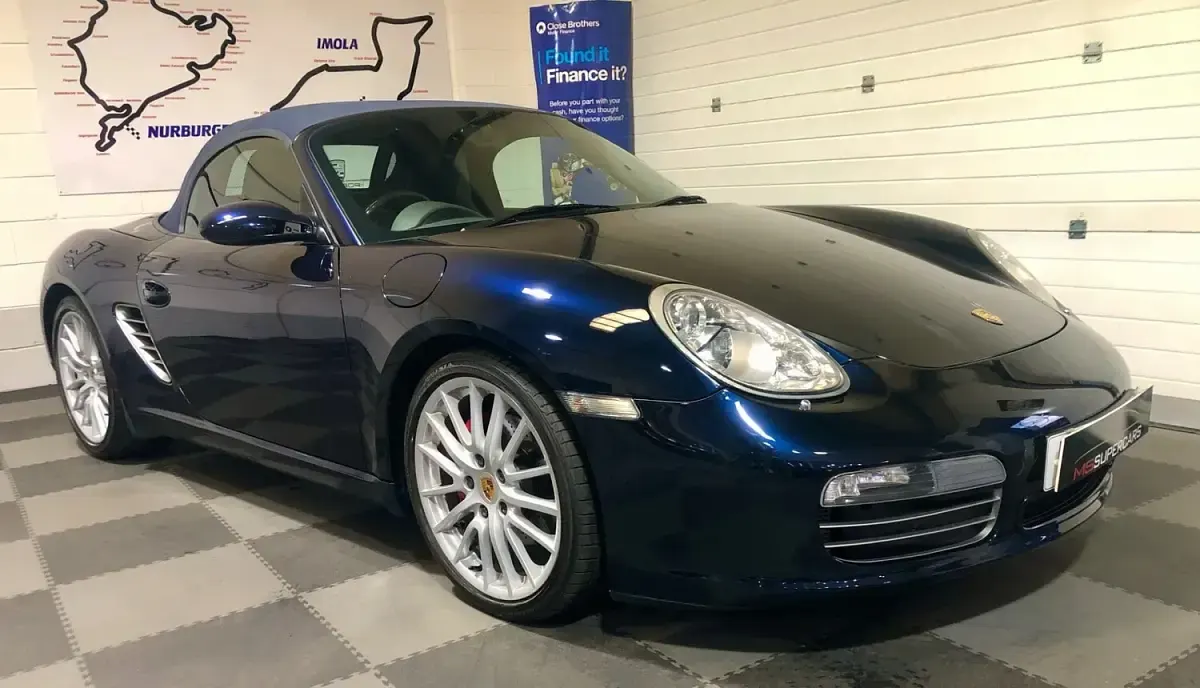 Used Porsche Boxster 2006 Blue Cabriolet