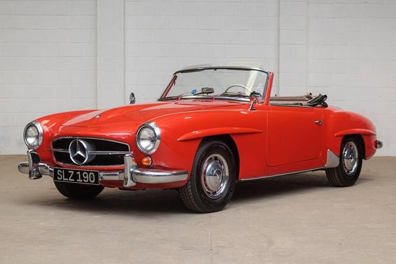 Red Used 1963 Mercedes 190 Cabriolet | £60,000 - Image 1/3