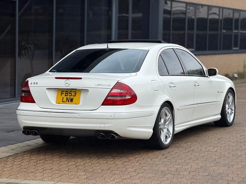 Used Mercedes E55 AMG AMG 2003 White Sedan
