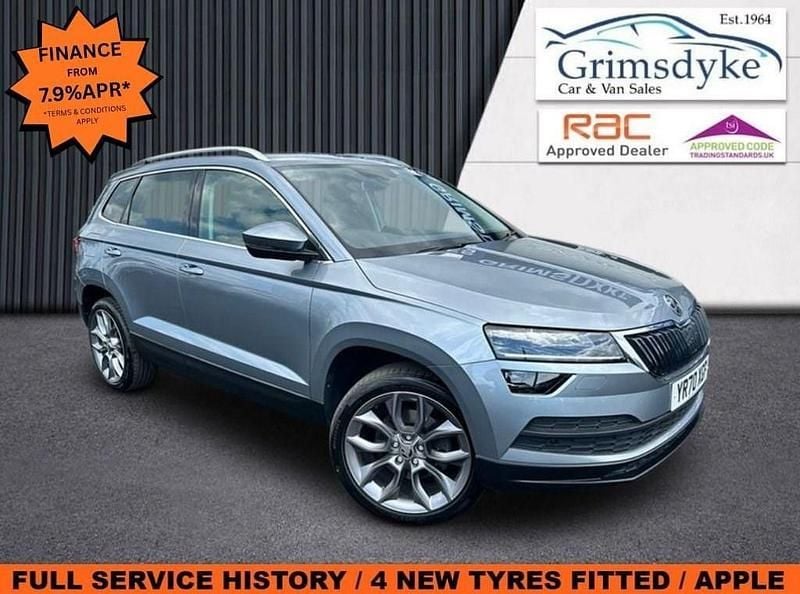 Grey Used 2020 Skoda Karoq SE L SUV | £19,290 (Fair price) - Image 1/2