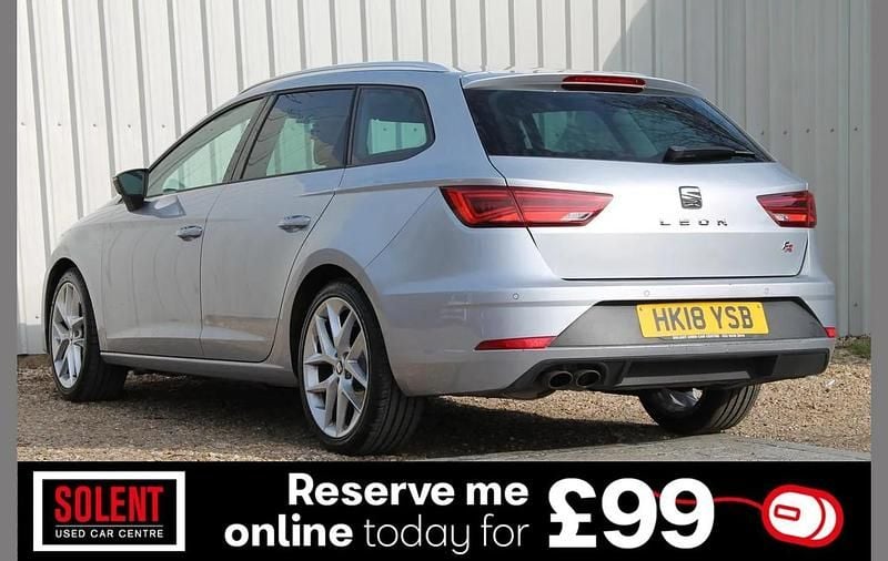 Used Seat Leon ST FR 123 HP (90 kW) 2018 Silver Estate