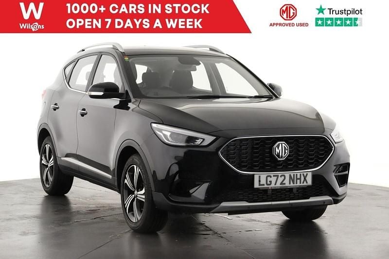 Black Used 2022 MG ZS Excite Sedan | £14,899 (Fair price) - Image 1/4