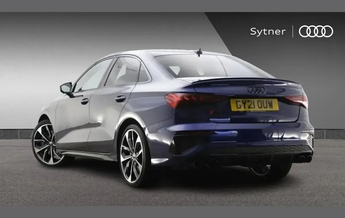 Used Audi A3 Comfort 306 HP (225 kW) 2021 Blue Sedan