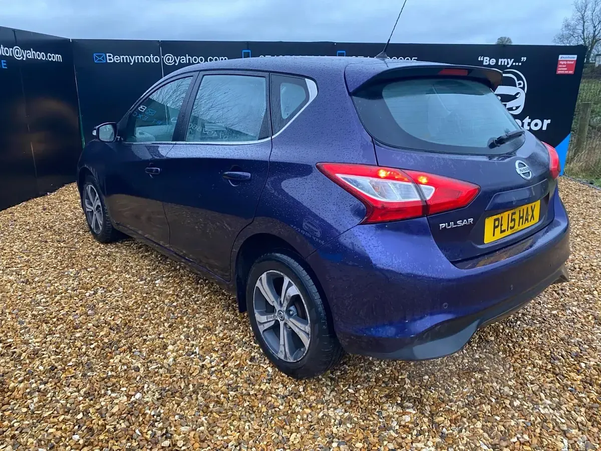 Used Nissan Pulsar Acenta 115 HP (84 kW) 2015 Blue Hatchback