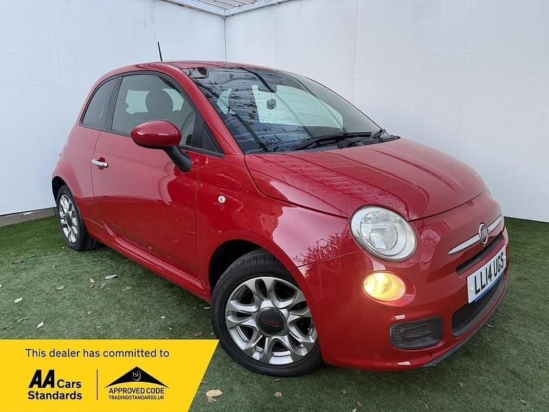 Red Used 2014 Fiat 500 S Hatchback | £2,995 (Good price) - Image 1/4