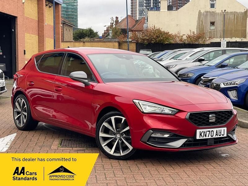 Red Used 2020 Seat Leon FR First Edition Hatchback | £14,059 (Fair price) - Image 1/4