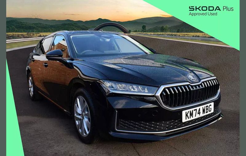 Black Used 2024 Skoda Superb SE Technology Estate | £29,900 (Expensive) - Image 1/4