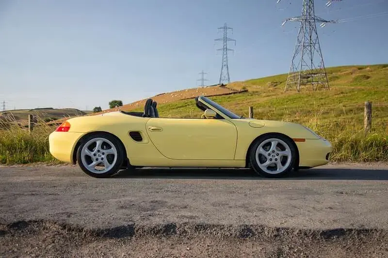 Used Porsche Boxster 1997 Yellow Cabriolet