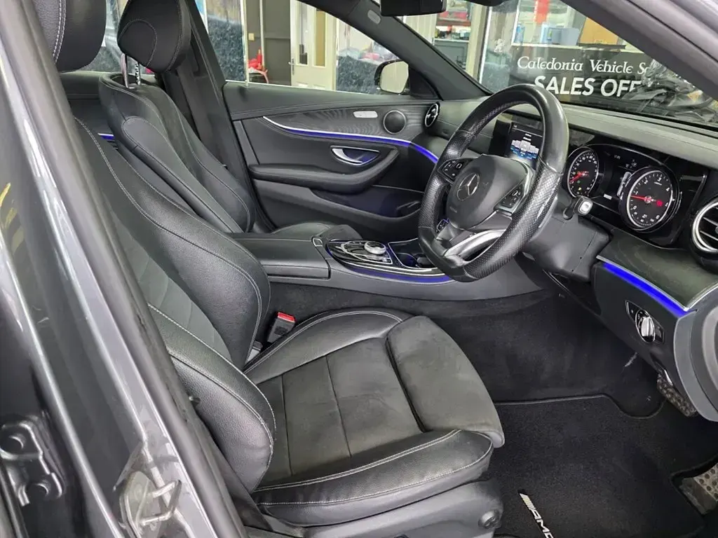 Used Mercedes E220 AMG line 194 HP (142 kW) 2017 Grey Estate