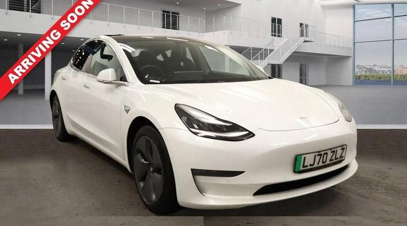 White Used 2020 Tesla Model 3 Sedan | £15,600 (Good price) - Image 1/4