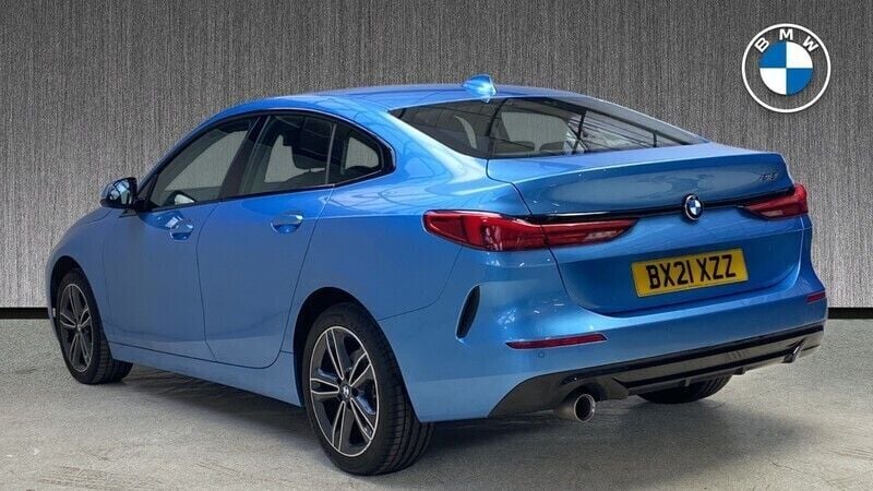 Used BMW 218 Sport Line 136 HP (100 kW) 2021 Blue Coupe