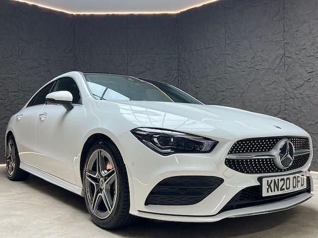 Used Mercedes CLA220 AMG Line Premium Plus 190 HP (139 kW) 2020 White Sedan