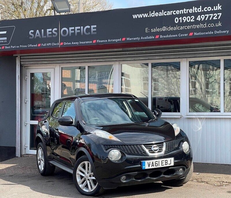 Black Used 2012 Nissan Juke Acenta SUV | £3,495 (Fair price) - Image 1/3