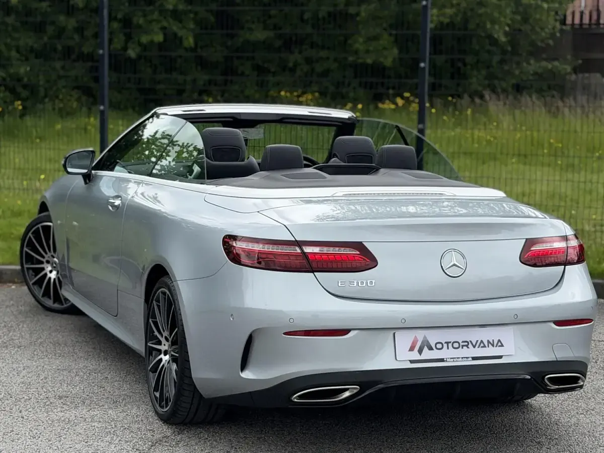 Used Mercedes E300 AMG line 2021 Silver Cabriolet