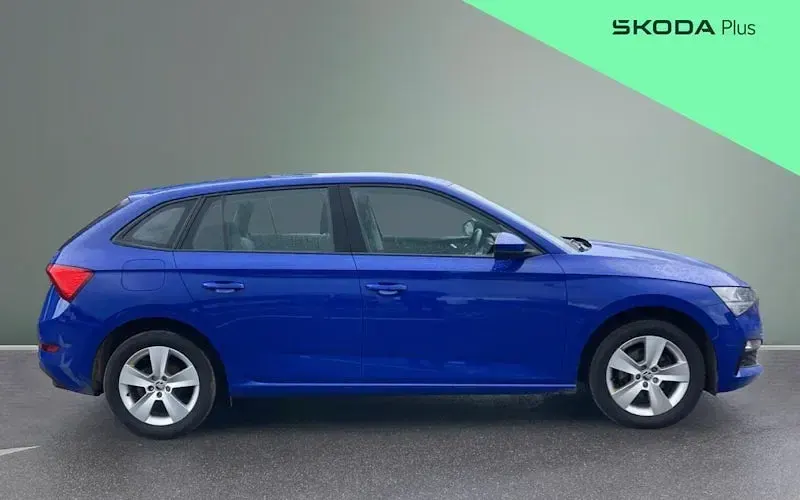 Used Skoda Scala SE 110 HP (80 kW) 2023 Blue Hatchback