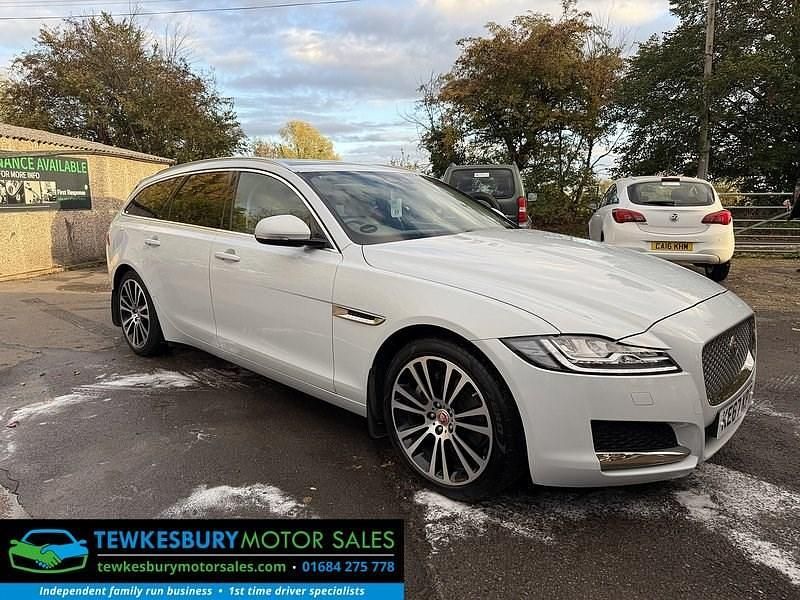 White Used 2018 Jaguar XF Portfolio Sedan | £19,795 - Image 1/4