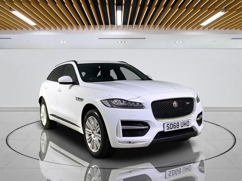 White Used 2019 Jaguar F-Pace R-Sport SUV | £18,299 (Good price) - Image 1/4
