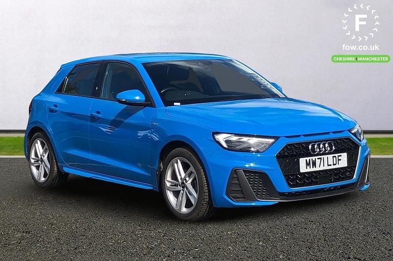 Blue Used 2022 Audi A1 S-Line Hatchback | £16,499 (Fair price) - Image 1/3