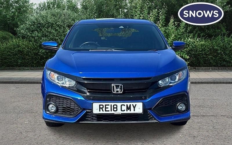 Begagnad Honda Civic SR 129 HK (94 kW) 2018 Blå Halvkombi