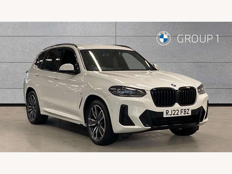 White Used 2022 BMW X3 M Sport SUV | £34,450 (A bit pricey) - Image 1/4
