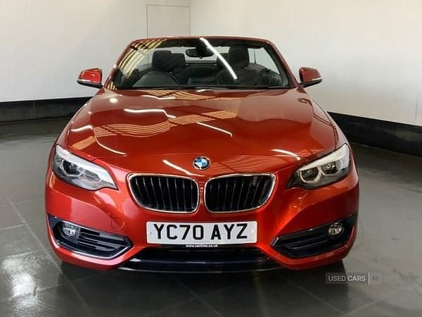 Used BMW 218 Sport Line 2020 Orange Cabriolet
