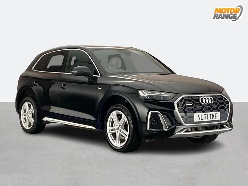 Black Used 2021 Audi Q5 S-Line SUV | £25,895 (Good price) - Image 1/4