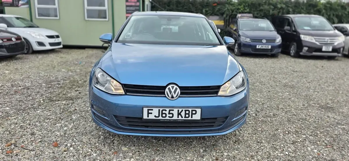 Used VW Golf VII 2015 Blue Hatchback