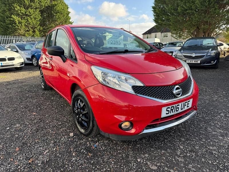 Red Used 2016 Nissan Note Visia MPV | £2,395 (Super price) - Image 1/4