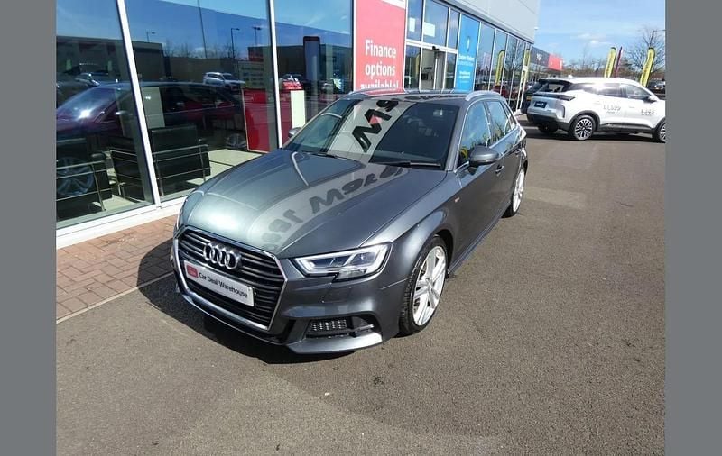 Used Audi A3 S-Line 150 HP (110 kW) 2018 Grey Sedan