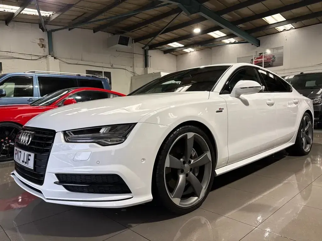 Used Audi A7 Sportback Black Edition 2017 White Hatchback