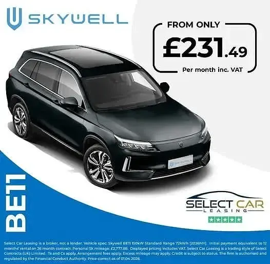New Skywell BE11 150 kW (204 HP) 2026 Grey SUV