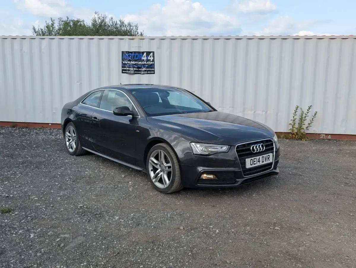 Used Audi A5 S-Line 245 HP (180 kW) 2014 Grey Coupe