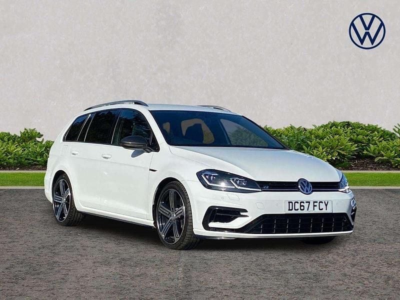 White Used 2018 VW Golf VII R Estate | £19,990 (Fair price) - Image 1/4