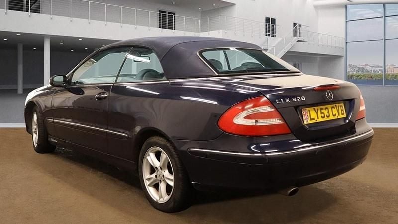 Used Mercedes CLK320 Avantgarde 2003 Blue Cabriolet