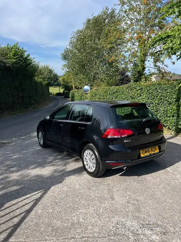 Used VW Golf VII S 110 HP (80 kW) 2016 Black Hatchback