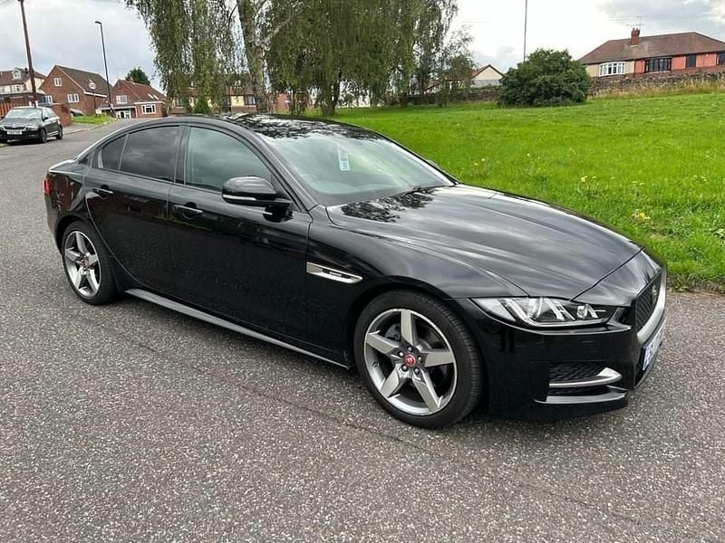 Black Used 2017 Jaguar XE R-Sport Sedan | £11,995 (Fair price) - Image 1/3