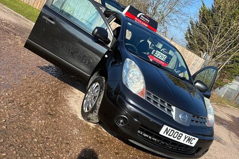 Used Nissan Note Visia 88 HP (64 kW) 2008 Black Hatchback