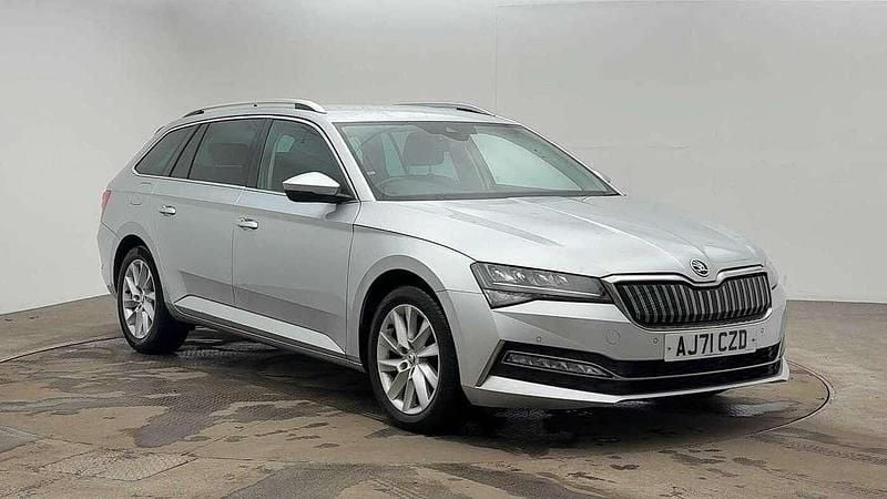 Silver Used 2021 Skoda Superb SE Technology Estate | £17,953 (Fair price) - Image 1/4