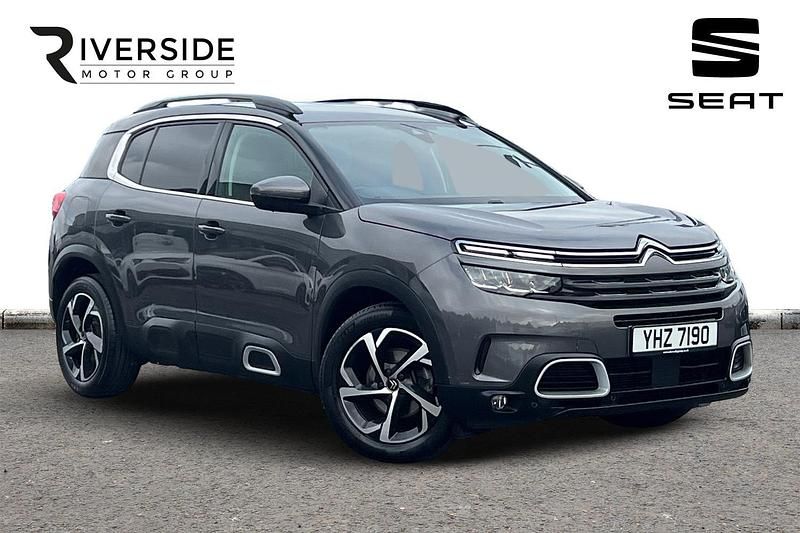 Platinum grey Used 2022 Citroën C5 Aircross Shine SUV | £13,490 (Good price) - Image 1/4