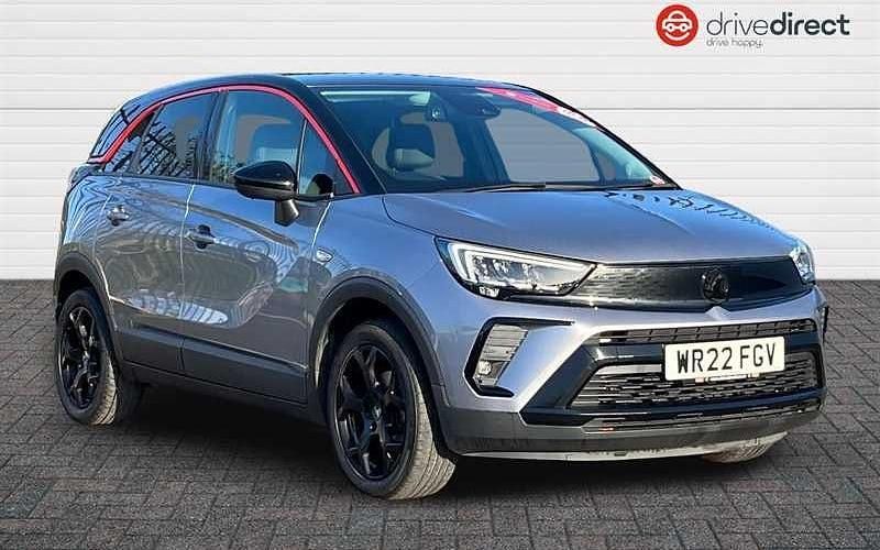 Used Vauxhall Crossland GS Line 110 HP (80 kW) 2022 Grey SUV