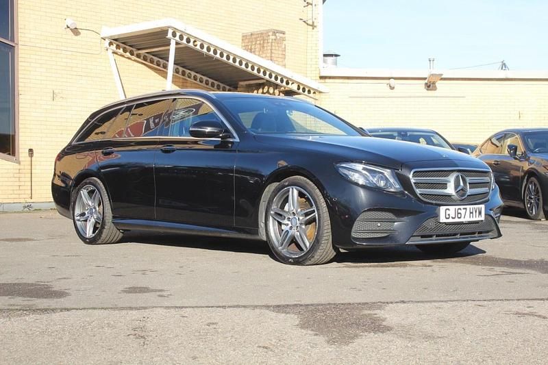 Black Used 2017 Mercedes E220 AMG Line Premium Plus Estate | £15,385 (Fair price) - Image 1/4